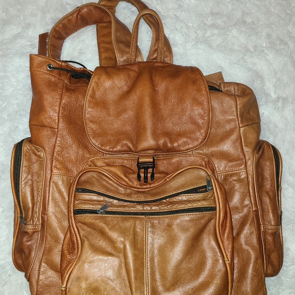 Genuine Leather Backpack